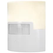 GE GE UltraBrite LED Motion-Activated Light, Half Cup, White 12201